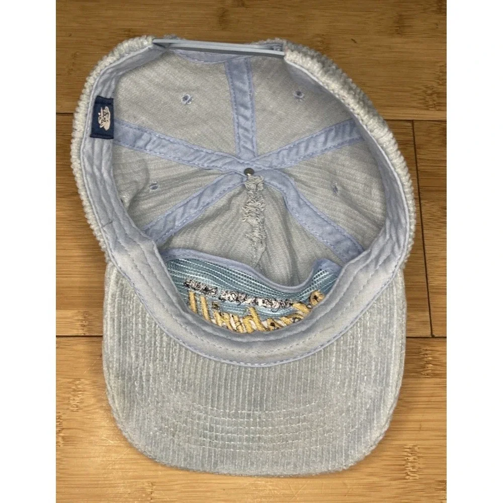 HAVE A NICE‎ GAME Nashville Script Light Baby Blue Corduroy Retro Snapback Hat